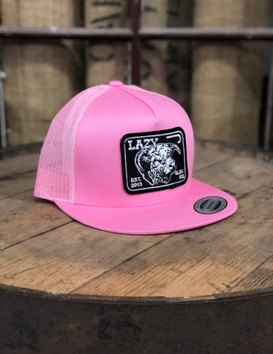 Hot pink Lazy J hat