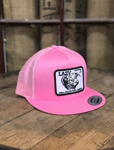 Hot pink Lazy J hat