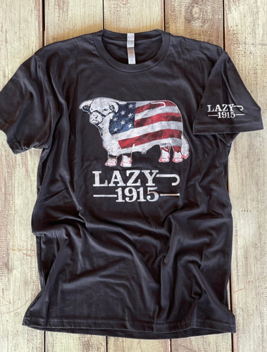 Lazy J USA tee