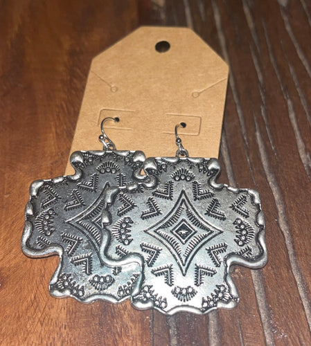 Concho earrings