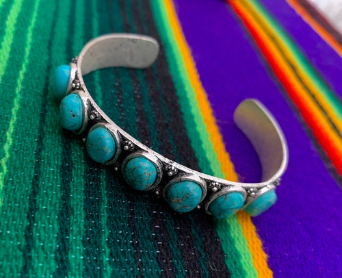 Natural Turquoise cuff