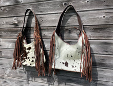 Load image into Gallery viewer, Boho Fringe *concealed carry* Cowhide Purse